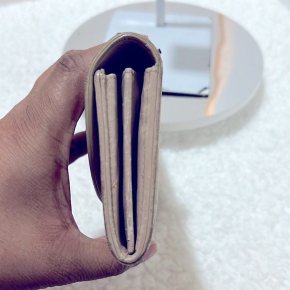 EUC Christian Dior John Galliano Vintage Beige Trotter Monogram Logo Wallet - Picture 14 of 14